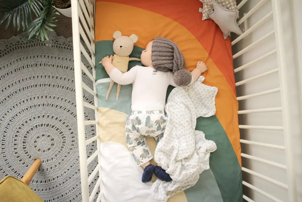 Desert Rainbow Cotton Bassinet Fitted Sheet