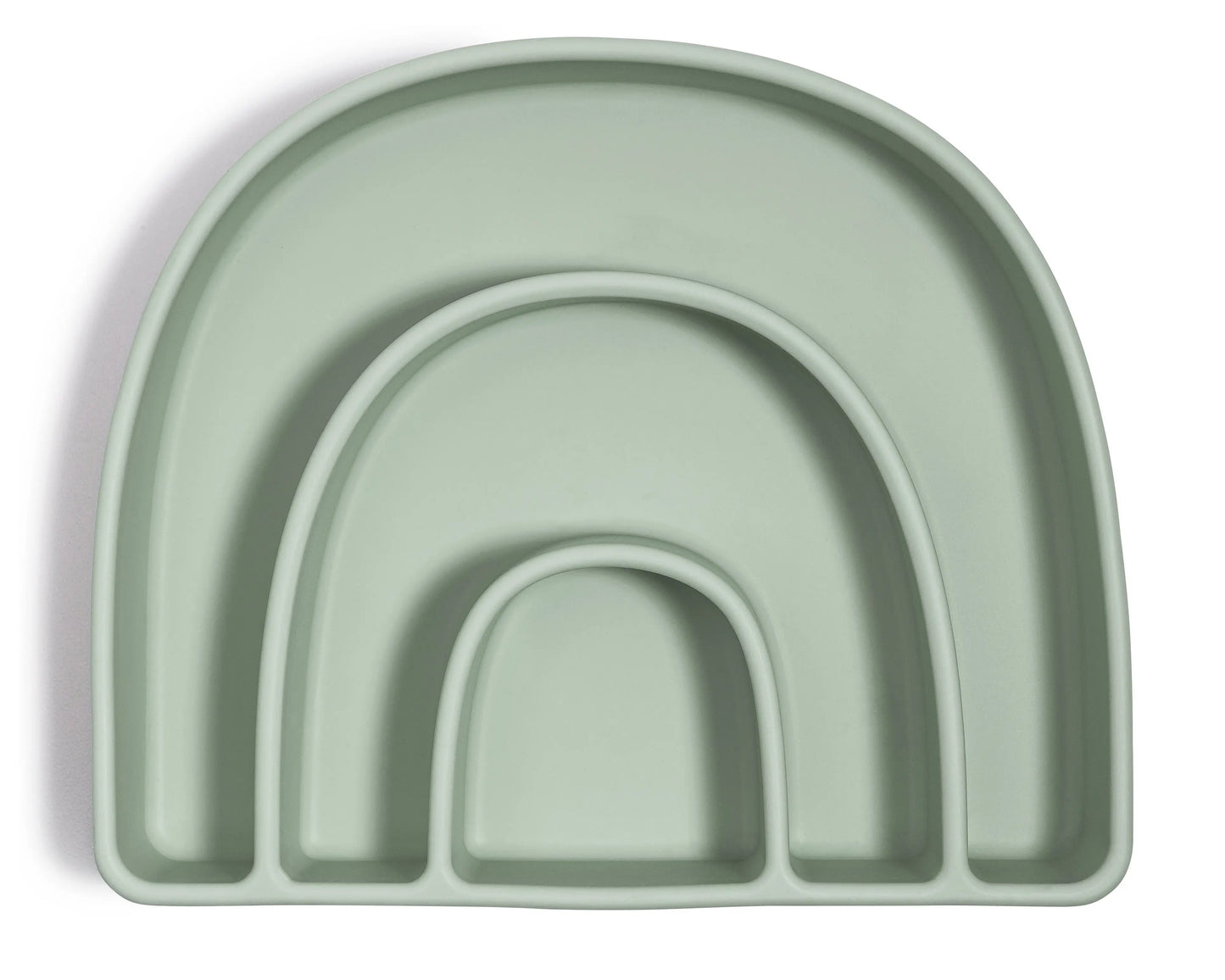 Rainbow Silicone Divided Plate