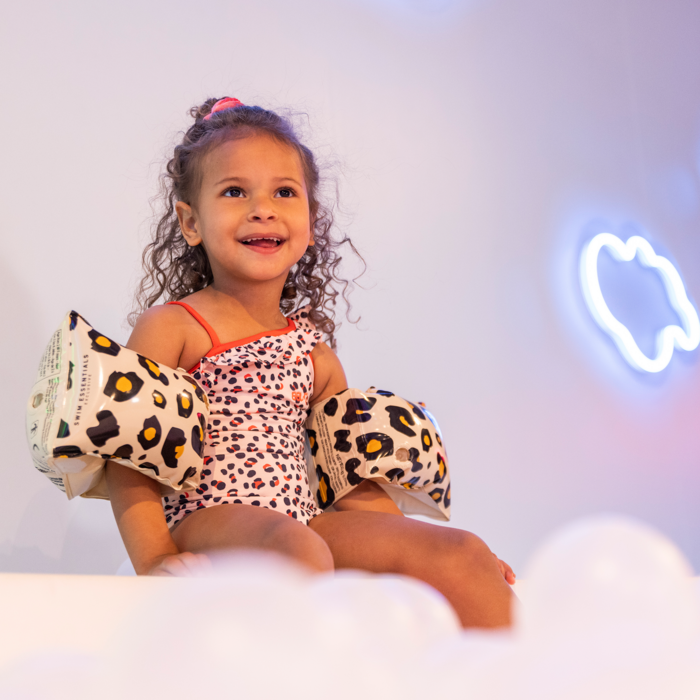 Leopard Print Swim Armbands 2-6 Years