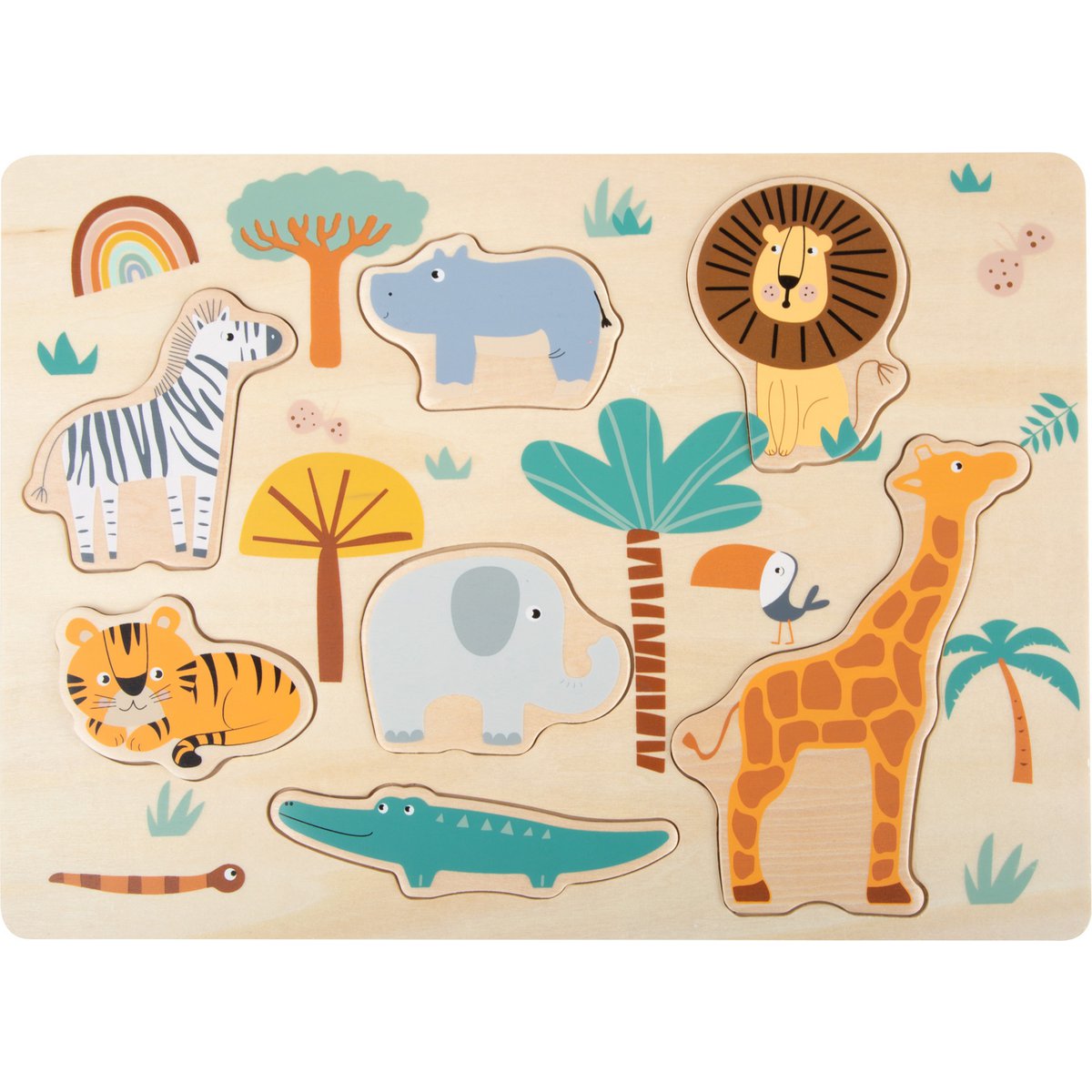Wooden Puzzle Safari