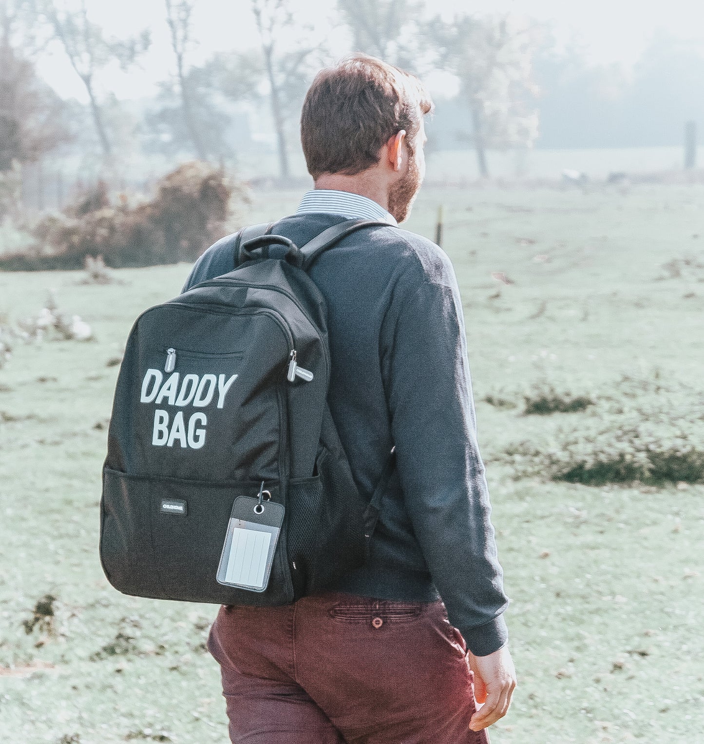 Daddy Bag, Nursery Daddy's Backpack - Black