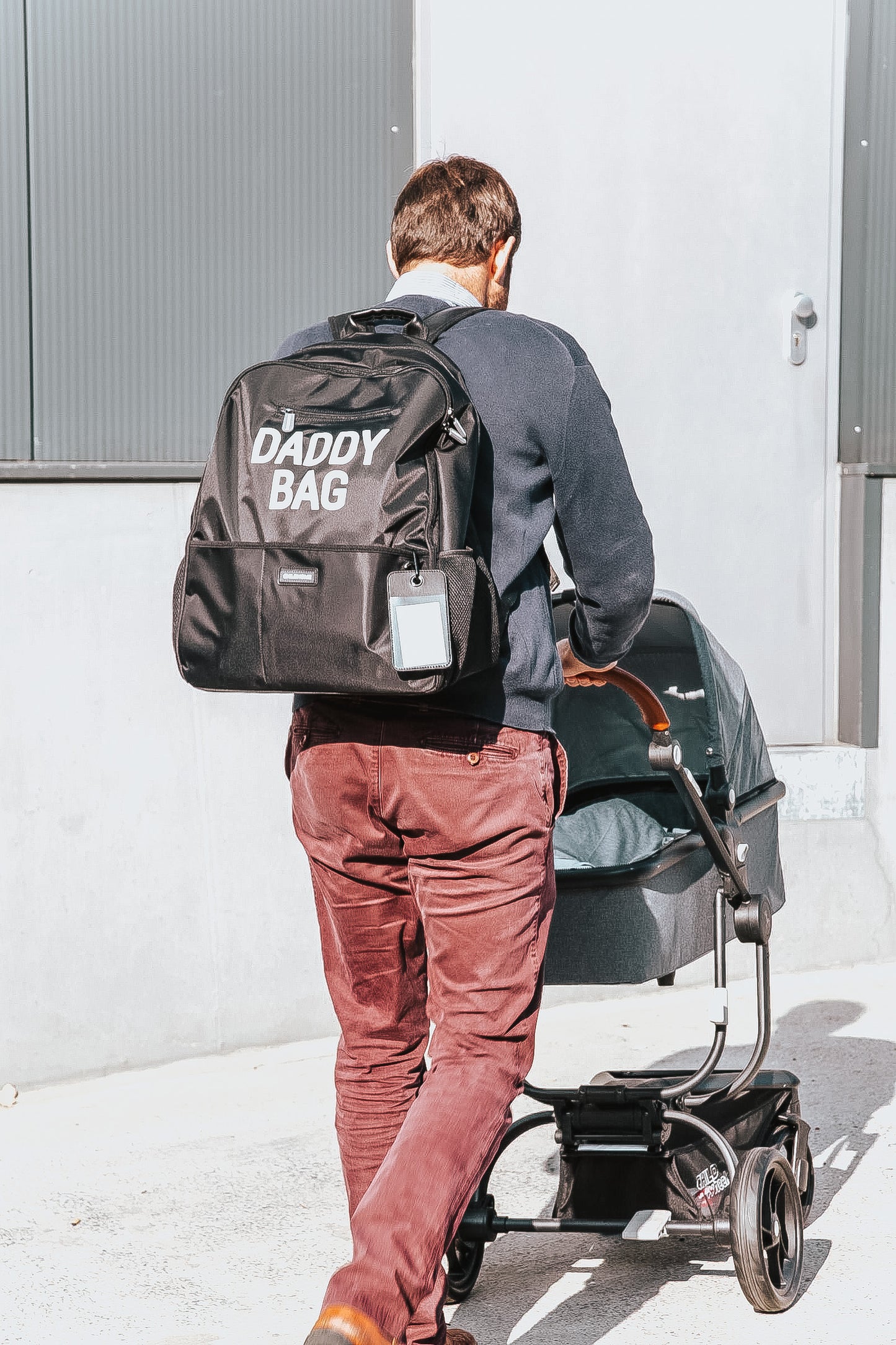 Daddy Bag, Nursery Daddy's Backpack - Black