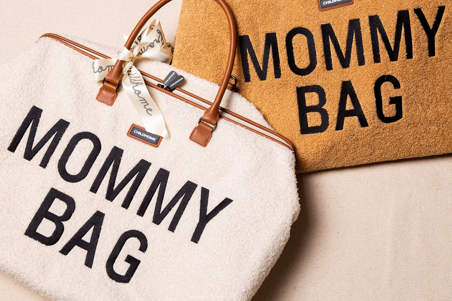 Mommy bag Nursery bag - Teddy Off white