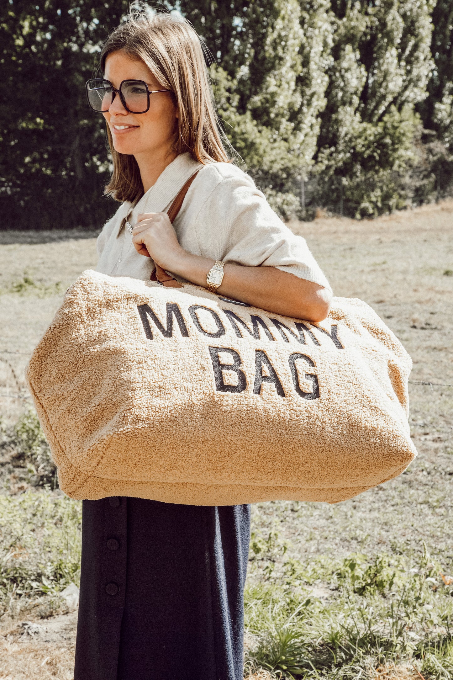 Mommy bag Nursery bag - Teddy brown