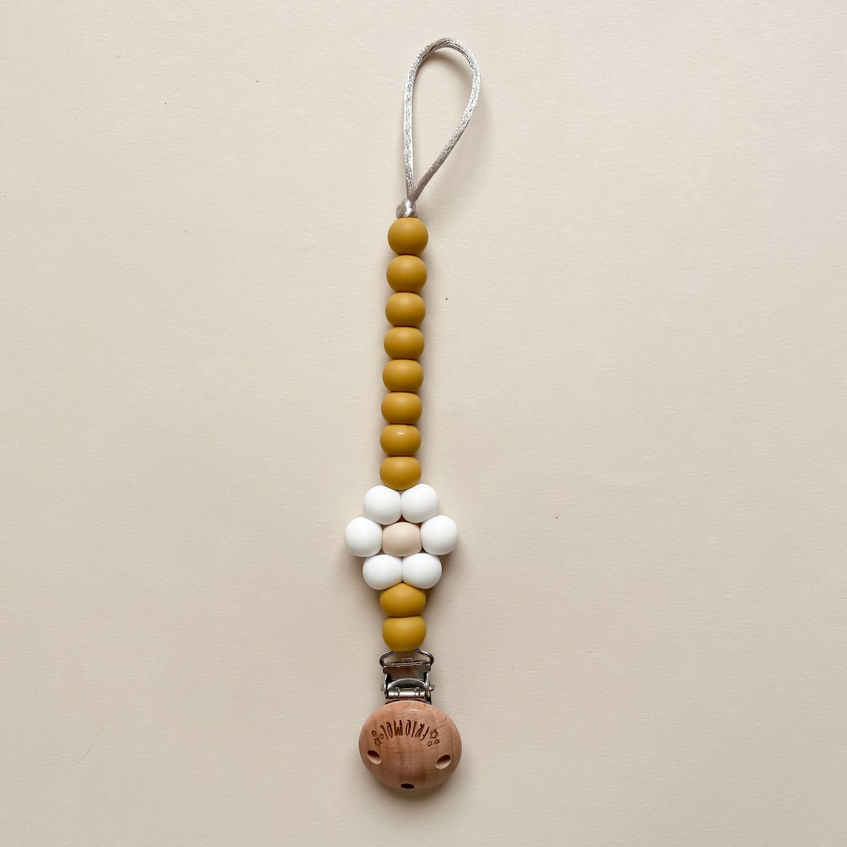 Pacifier clip Daisy