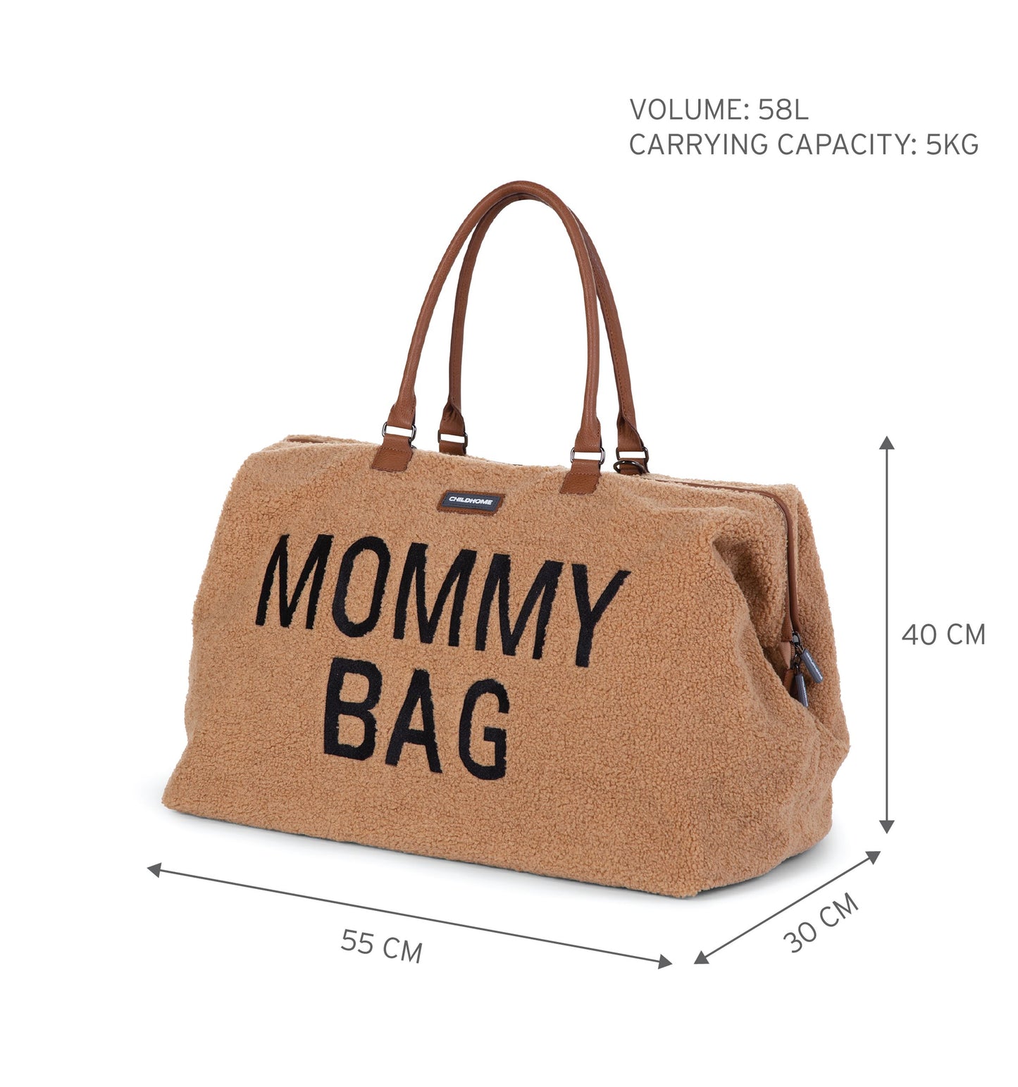 Mommy bag Nursery bag - Teddy brown