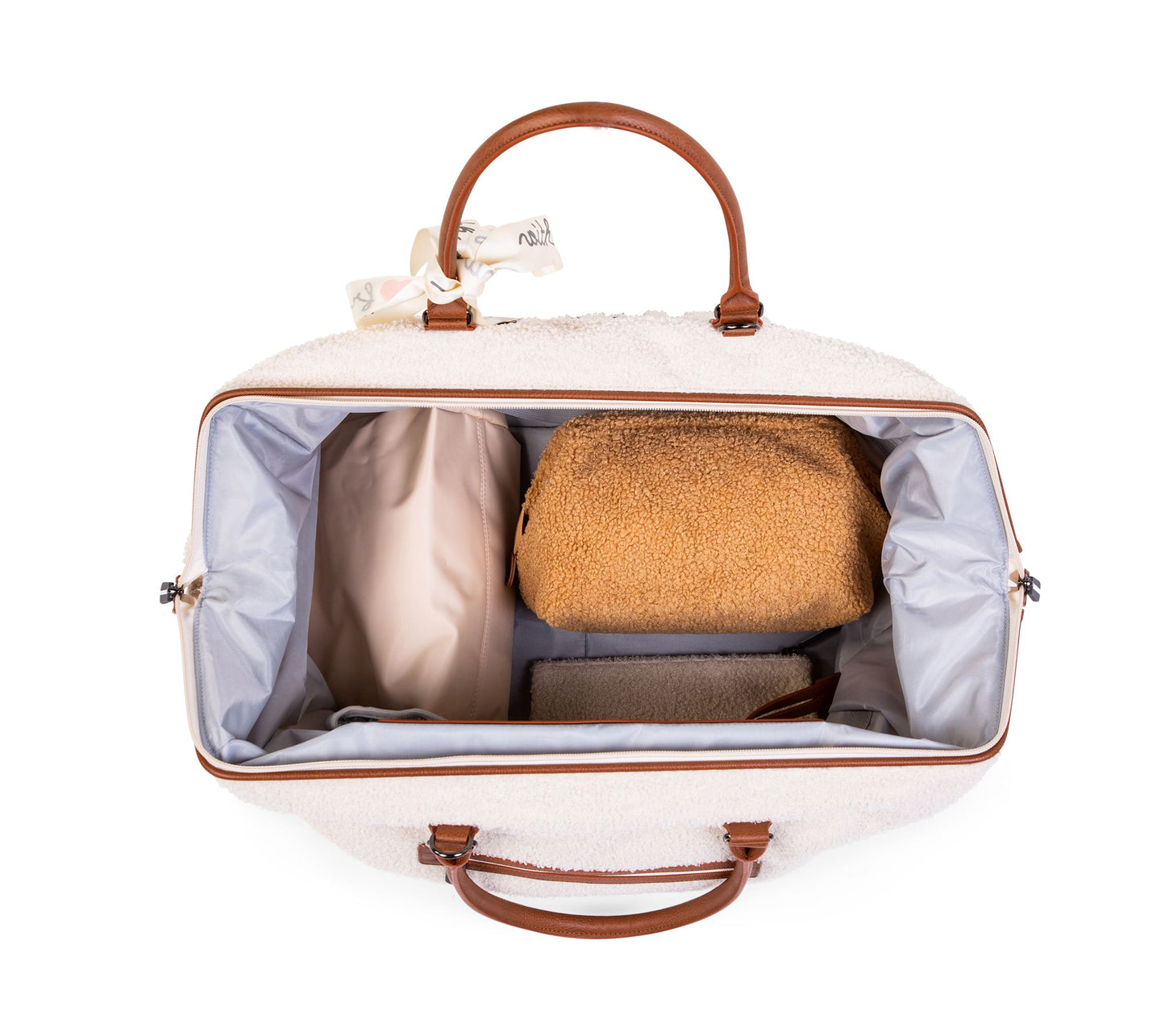 Mommy bag Nursery bag - Teddy Off white
