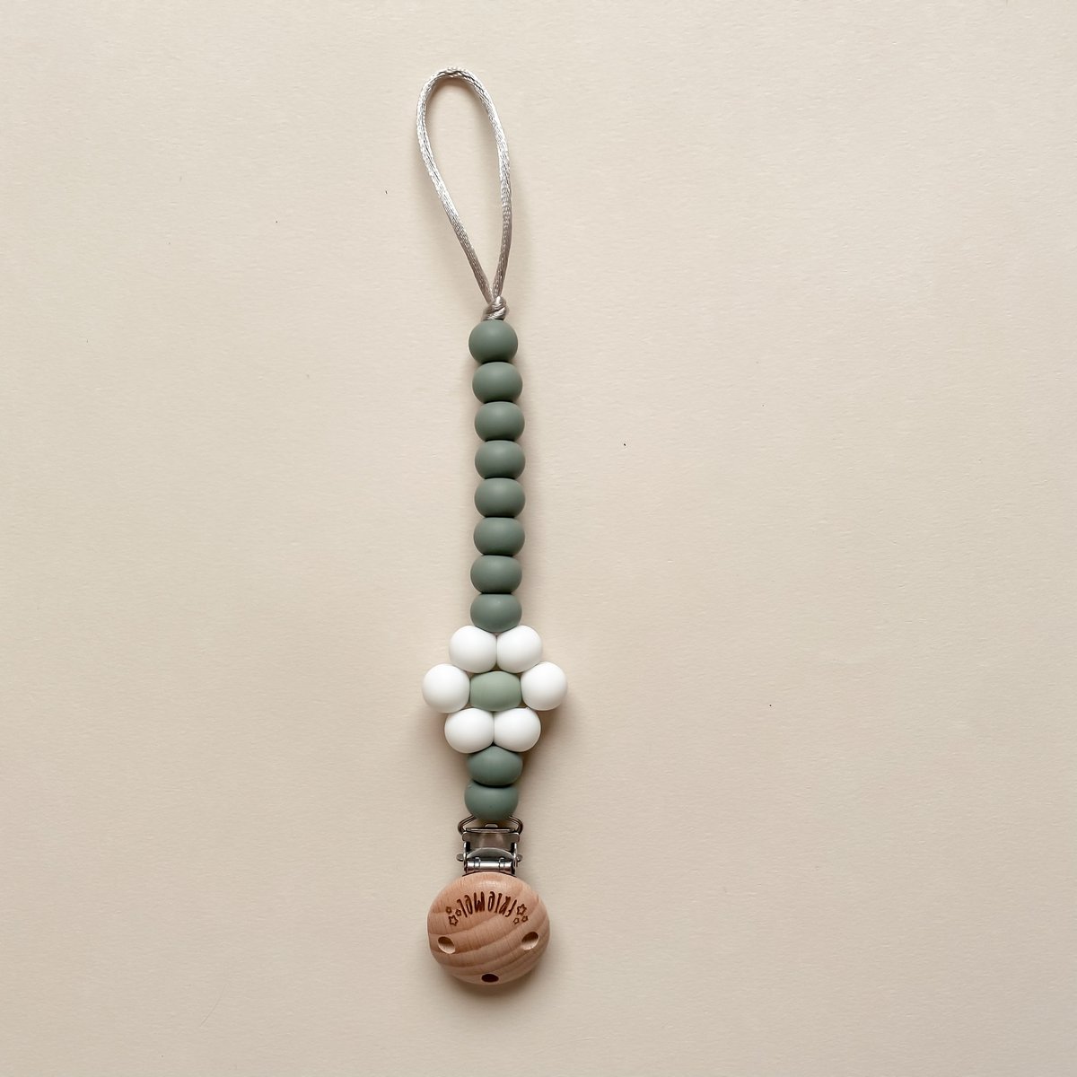 Pacifier clip Daisy