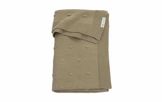 Baby Blanket Knots - Taupe