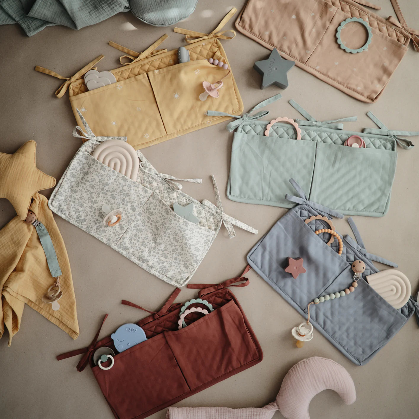 Crib Pocket - Rainbow