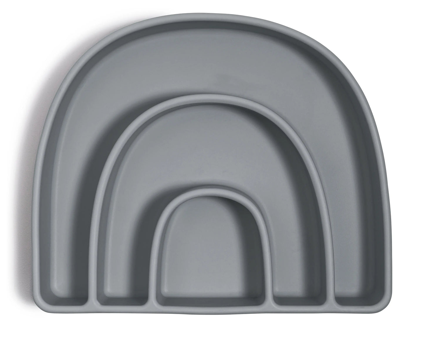 Rainbow Silicone Divided Plate