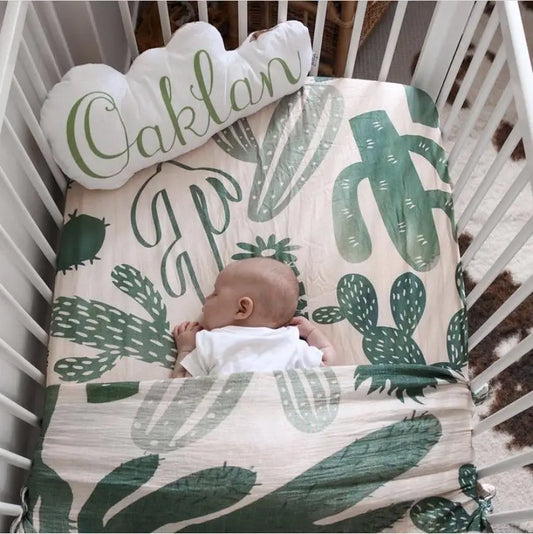 Cactus Muslin Swaddle