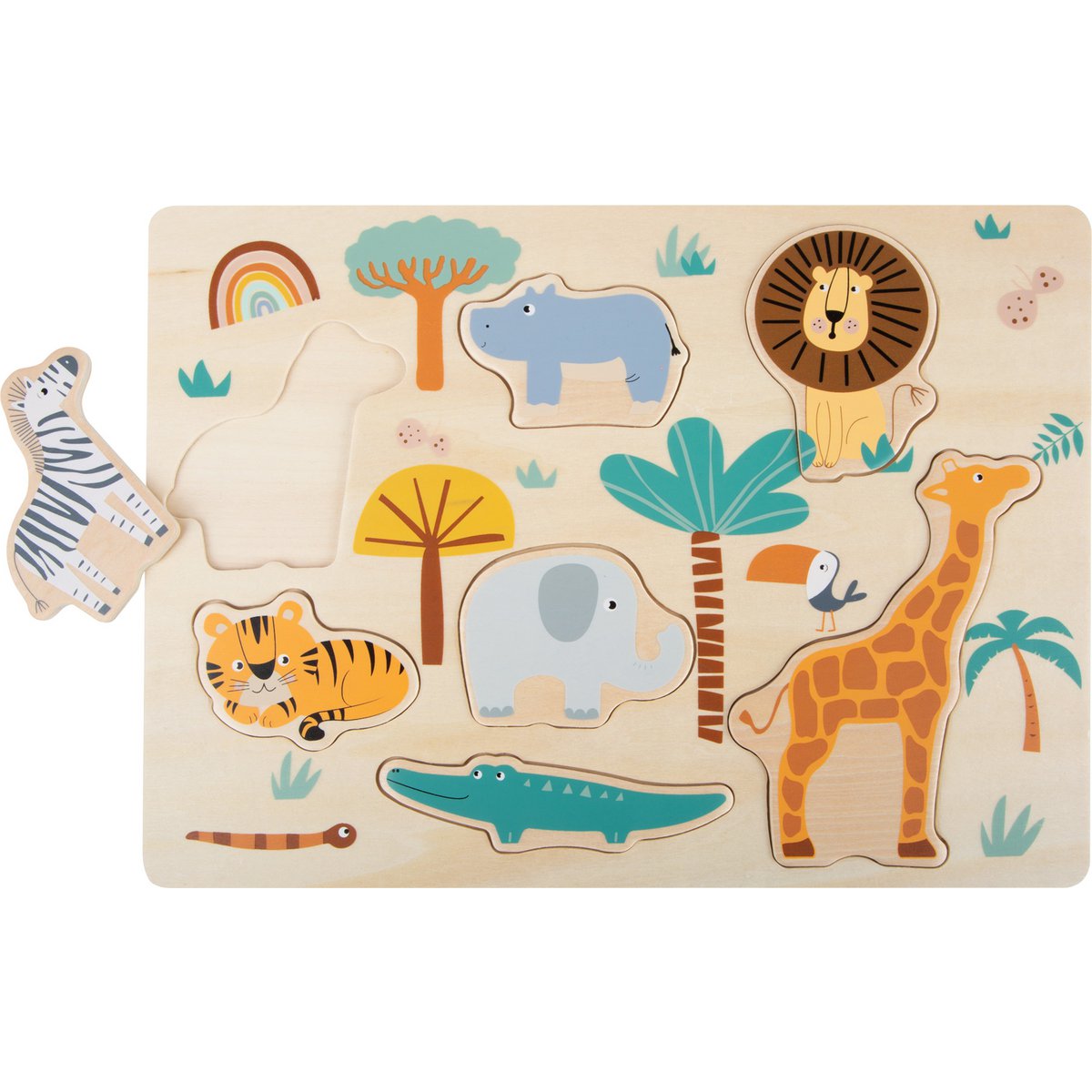Wooden Puzzle Safari