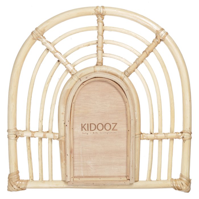 Rattan Mirror Rainbow