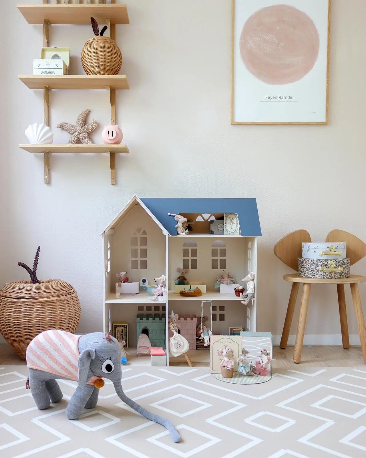 Modern Blocks - Desert Sand - Play Mat