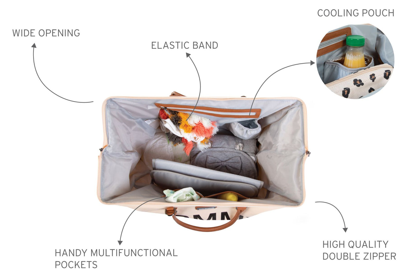 Mommy bag Nursery bag - Off white