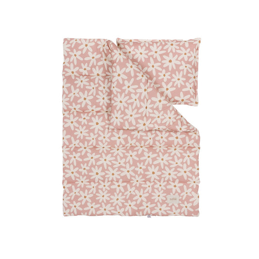 Toddler Duvet set - Blush daisies (100x135cm)