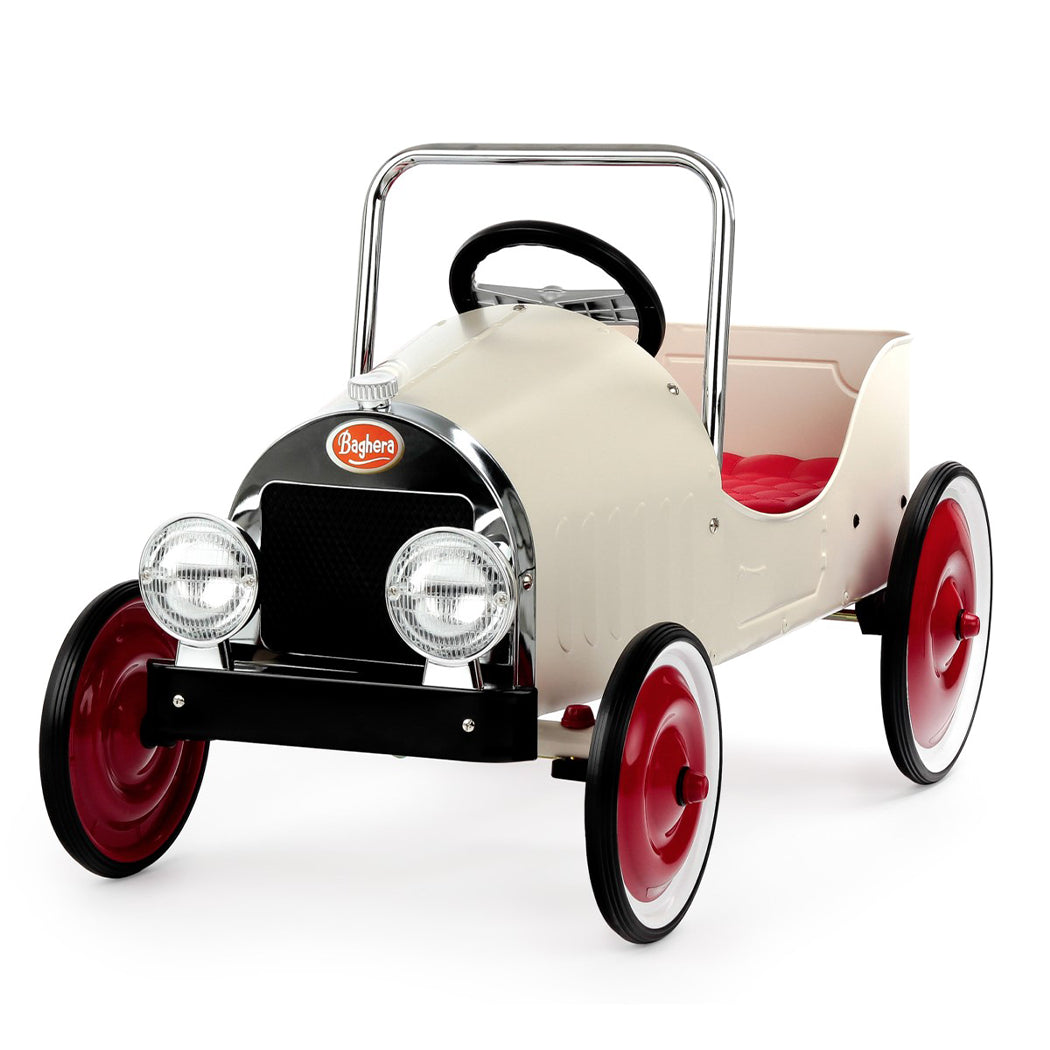 Classic Pedal Car White