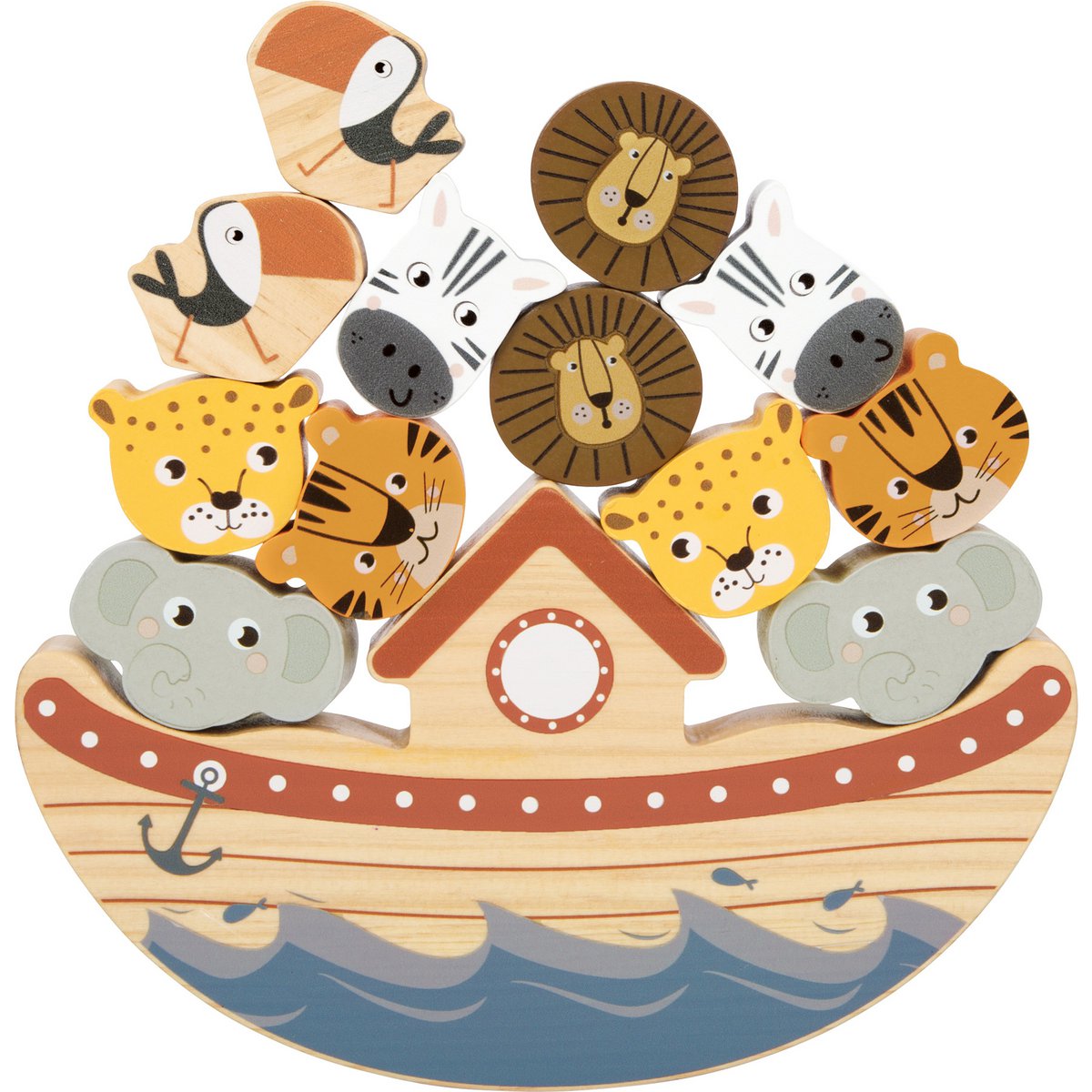 Wooden Balancing Game Ark Safari