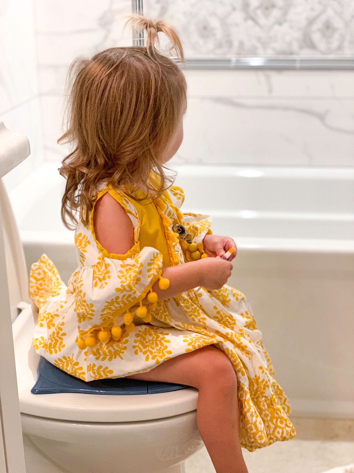 Folding Toddler Travel Potty Seat - Dark Teal