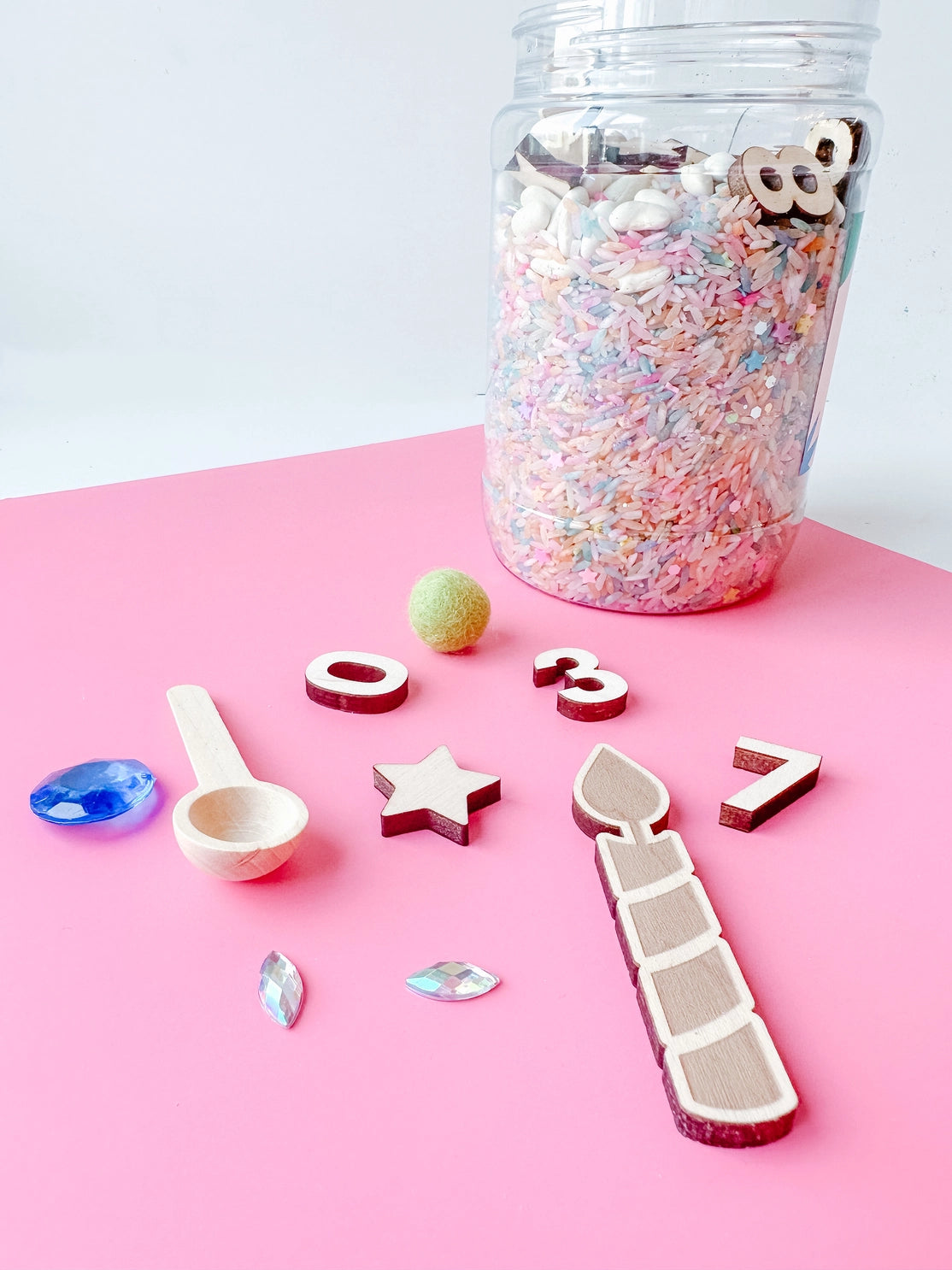 Sensory Kit – Happy Birthday – Pour + Play Jar