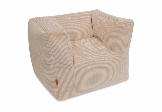 Kids Chair Beanbag Cord - Natural