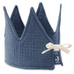 Birthday crown 12x35cm - Jeans Blue