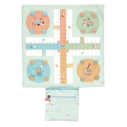 Ludo Game Tablecloth | Children's Travel Game + 4 Years