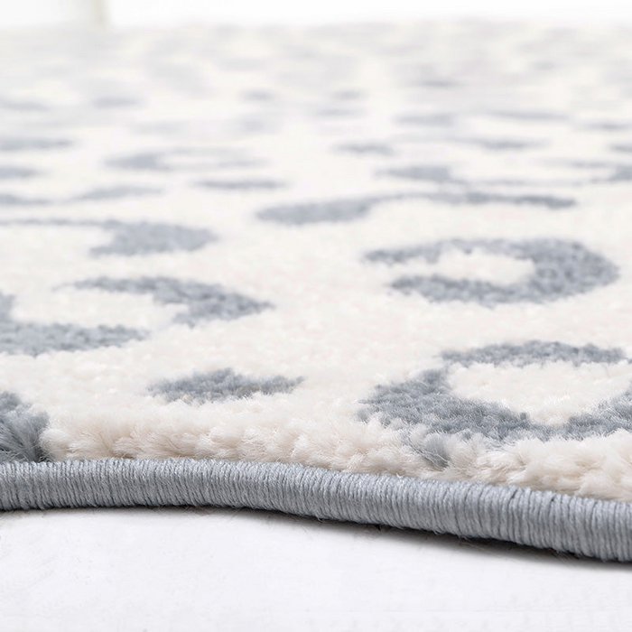 BAO SILVER BLUE animal skin children's rug