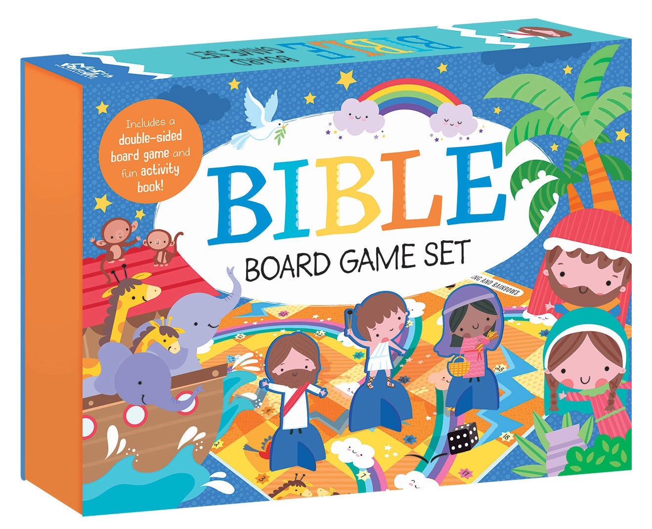 Bible Board Game Set - Includes 2 Games and Activity Book