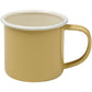 Enamel Hot Chocolate Mug - Yellow - set of 2