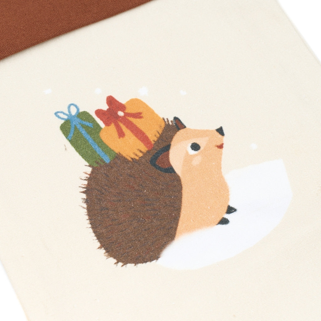 Christmas Stocking - Woodland Hedgehog