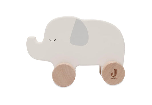 Wooden Elephant on Wheels - Jungle Jambo