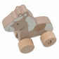 Wooden Horse on Wheels