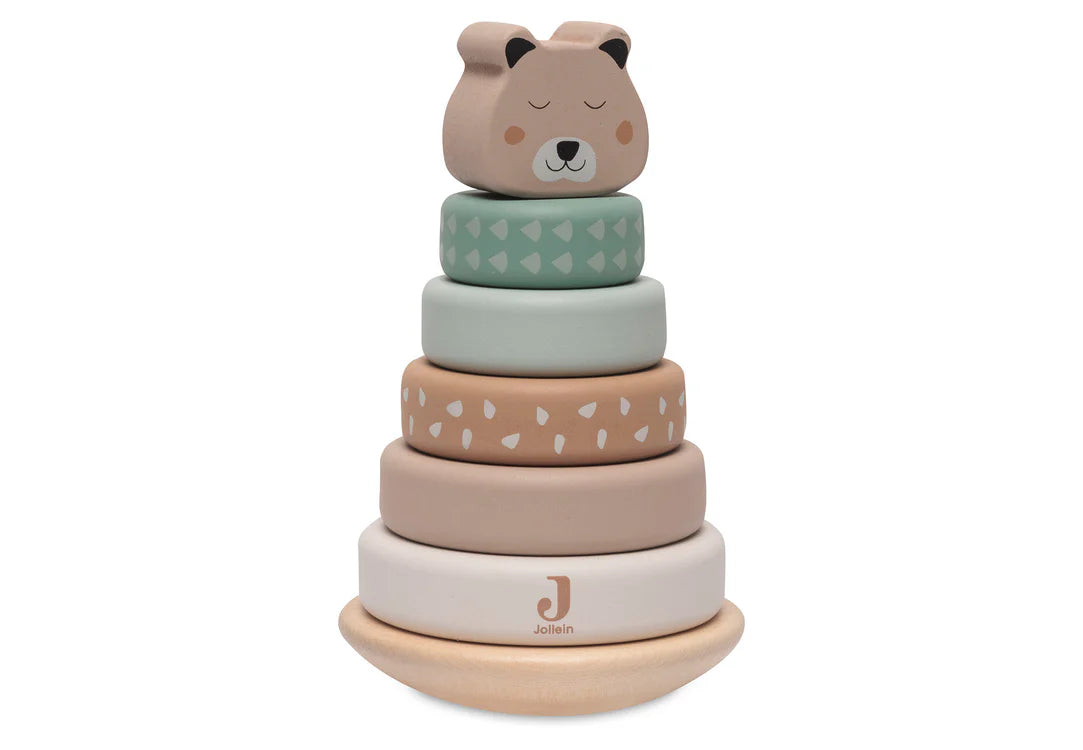 Wooden Rocking Ring Stacker - Jungle Jambo