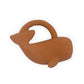 Theeting Ring Rubber Whale - Caramel