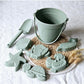 Silicone bucket with molds - Sage