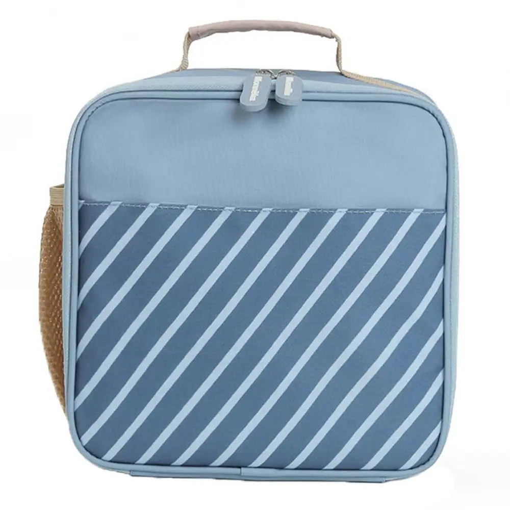 Stripes Blue Portable Rigid Cooler