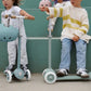 Eco Scooter with Pin & Ride basket - Teal