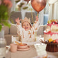 Birthday crown 12x35cm Party Collection - Biscuit
