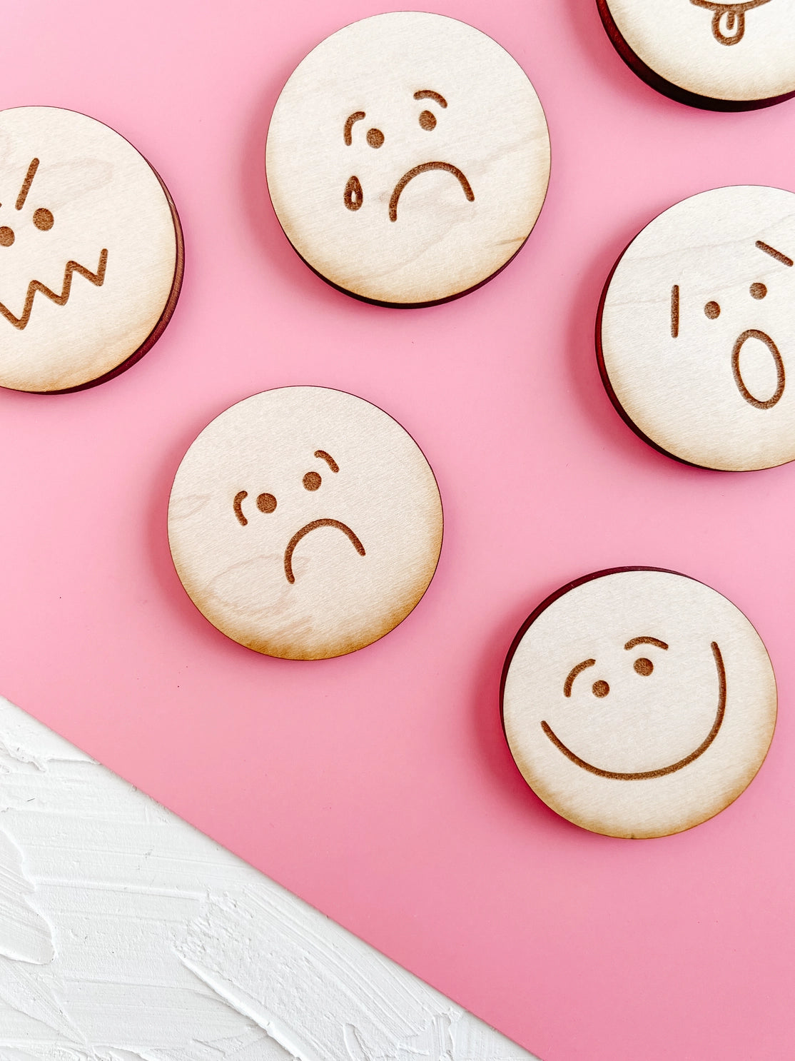 Wooden Emotion Coins