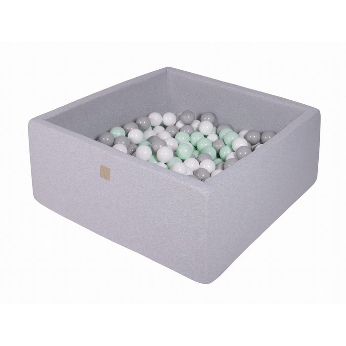 Square ball pit - Grey