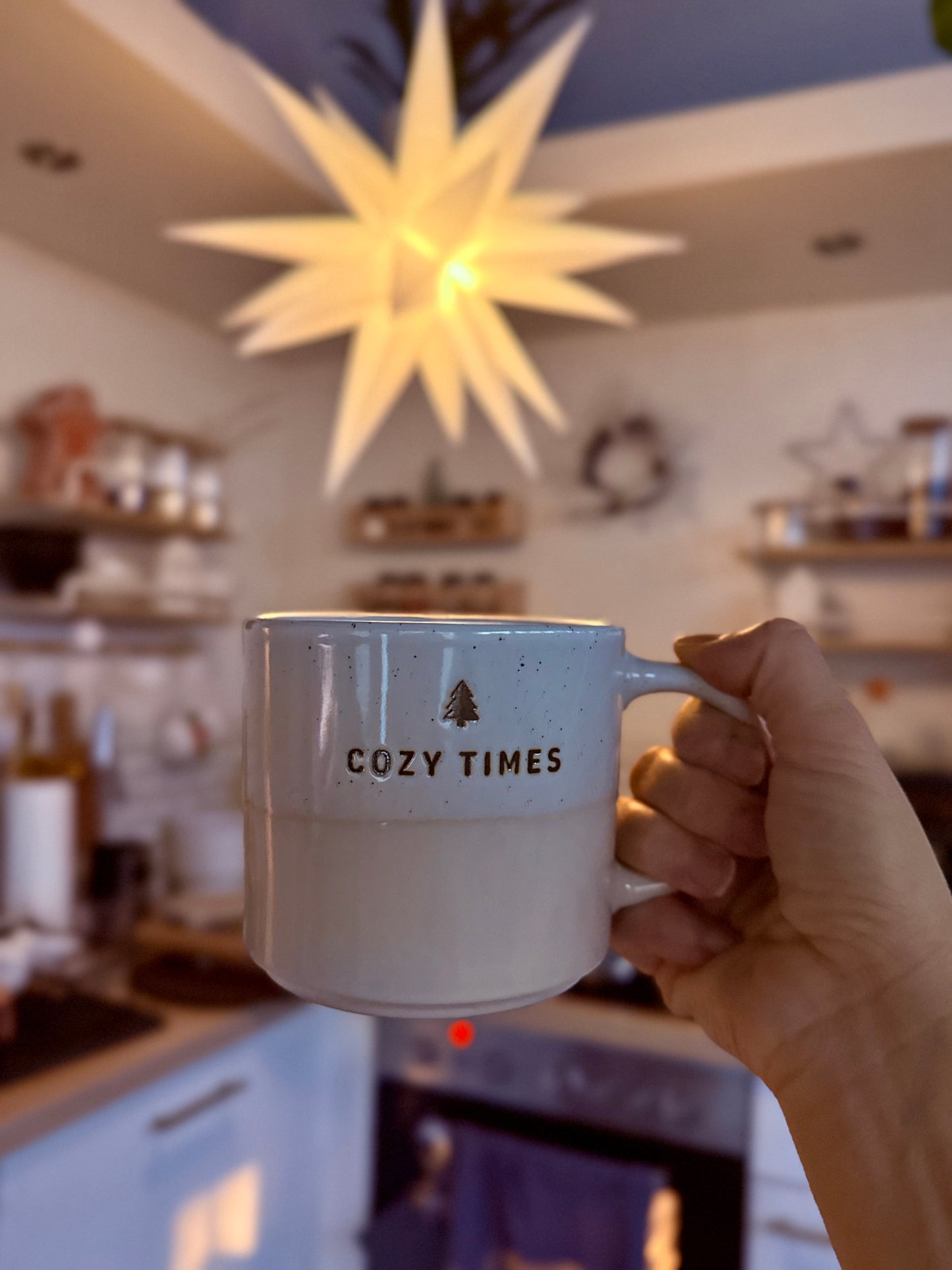 Cozy Times ceramic mug