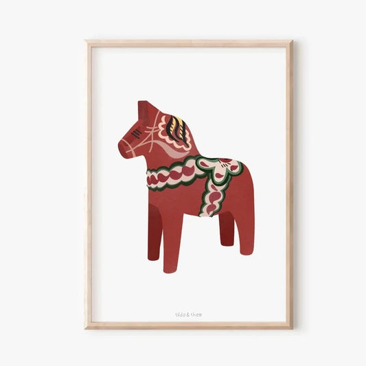 Poster "Dala Horse"