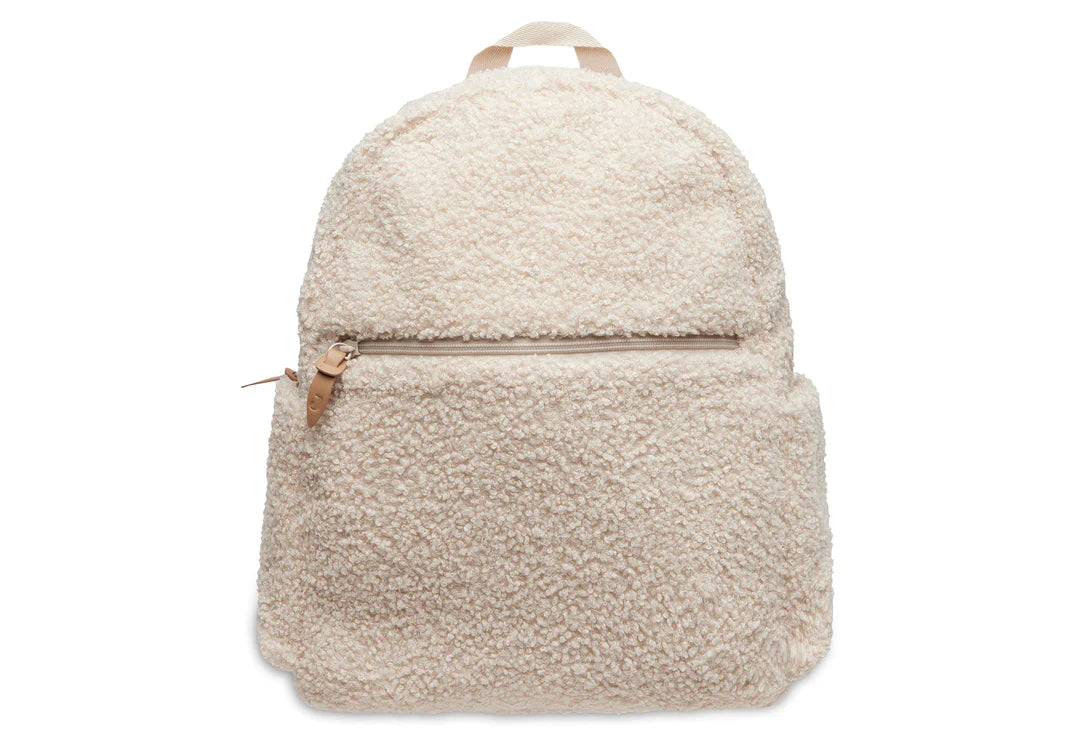 Diaper Bag Backpack Boucle - Naturel