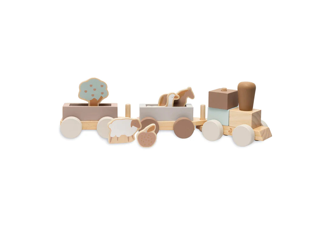 Wooden Toy Train Farm