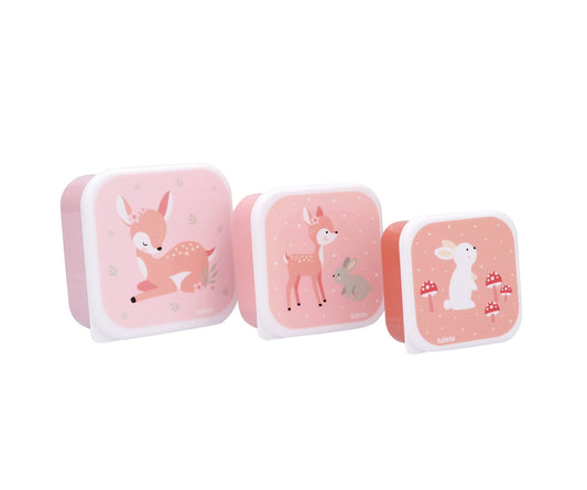 3 Sweet Deer Lunch Boxes