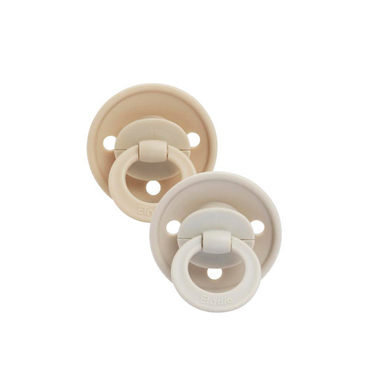 Silicone Pacifier, Pack of 2, 0-6 Months - Pure Khaki