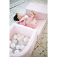 Foam Playset with ball pit including 100 Balls: Light Pink
