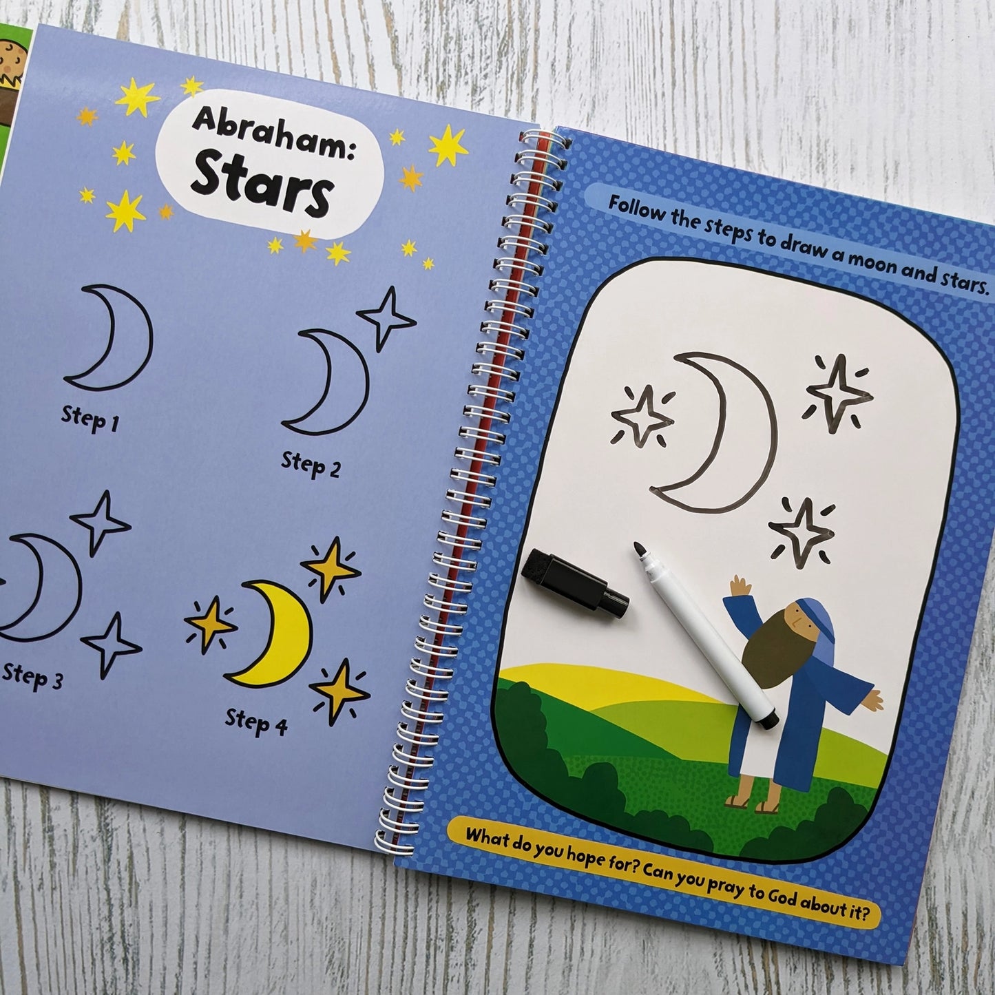 Learn To Draw Bible Stories - Wipe Clean Book